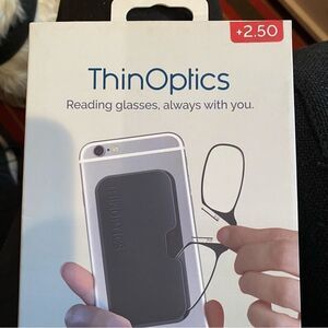 ThinOptics 2.50 Secure Fit Armless Ultralight Reading Glasses Universal …